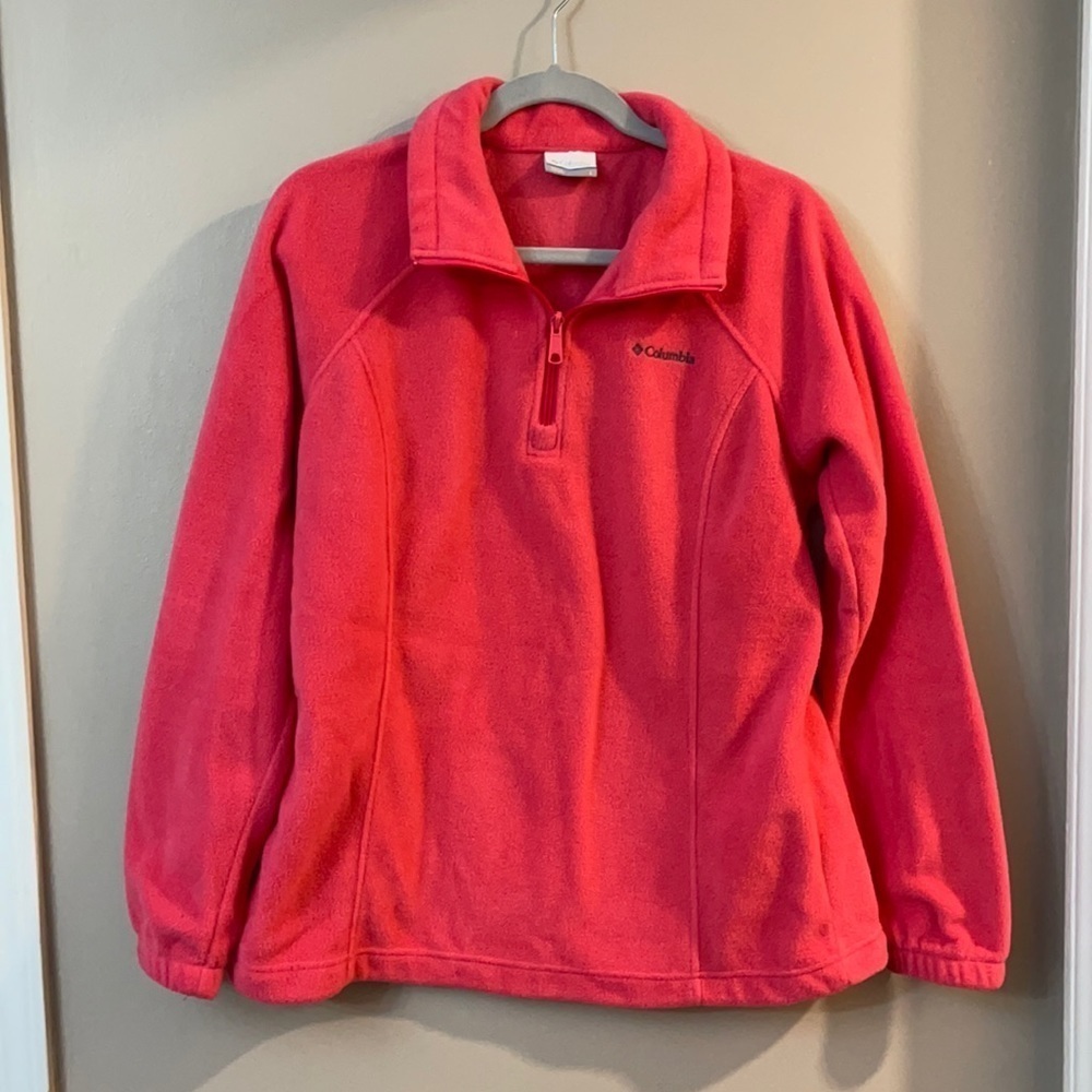 Pink Columbia Quarter Zip Fleece Popover